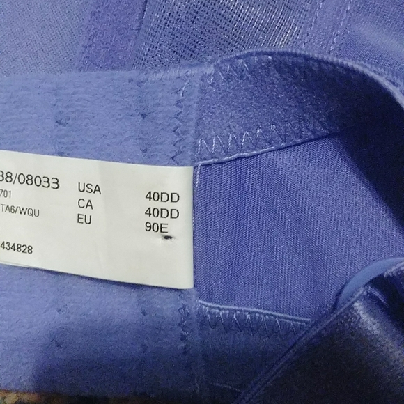 Sweet Nothings Underside Bra Purple 40DD - Picture 3 of 10